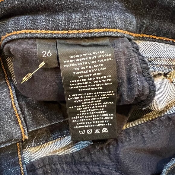 J Brand cropped skinny jeans sz 26 in systematic colorway / wash - Picture 10 of 11